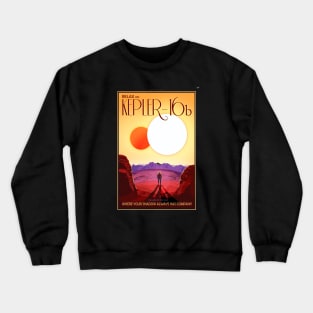 Kepler-16b Fantasy Poster Crewneck Sweatshirt